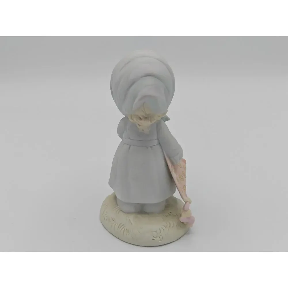 Precious Moments March Figurine Enesco 110019 Porcelain Collectible Boxed Gift